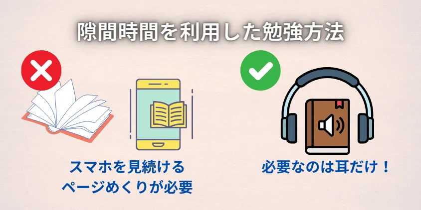 社会人にオススメする隙間時間を利用した勉強方法