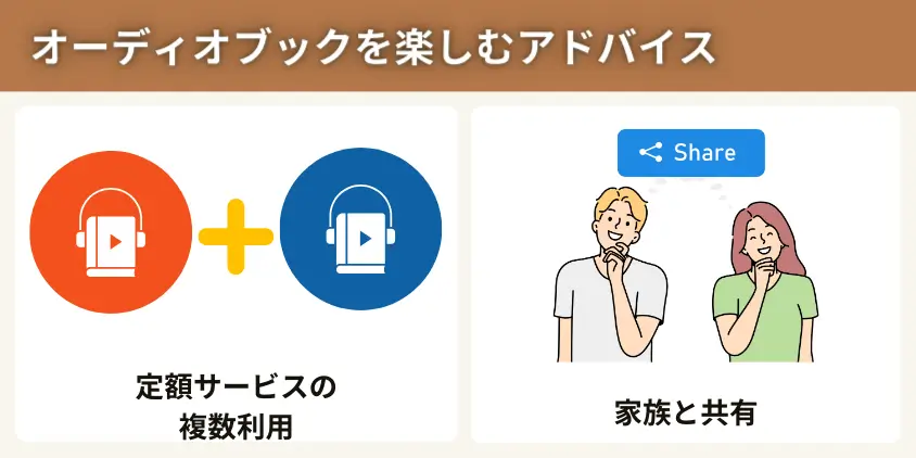 オーディオブックを安く楽しむアドバイス