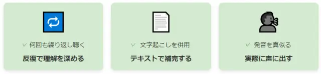 英語のヒアリング学習にも向いている