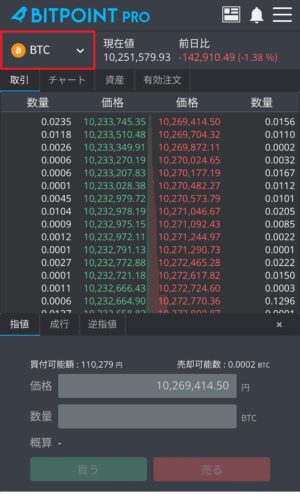 仮想通貨SUIの買い方_ビットポイント取引所③