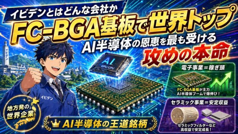 イビデンとはどんな会社か──FC-BGA基板で世界トップの「攻め」の本命