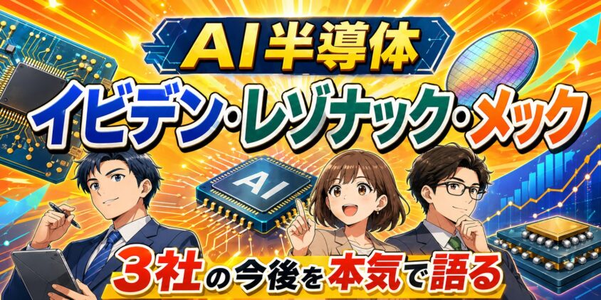 【半導体材料】イビデン・レゾナック・メック3社の今後を本気で語る