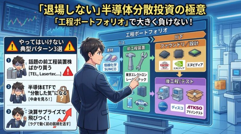 半導体関連の「退場しない」分散戦略&mdash;&mdash;工程ポートフォリオを組む