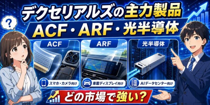 デクセリアルズの主力製品をわかりやすく解説