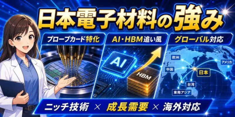 日本電子材料の強み