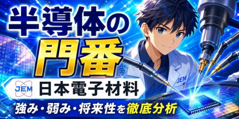 【半導体の門番】日本電子材料の強み弱み・将来性を徹底分析してみた