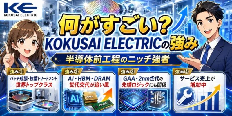 何がすごい？KOKUSAI ELECTRICの強み