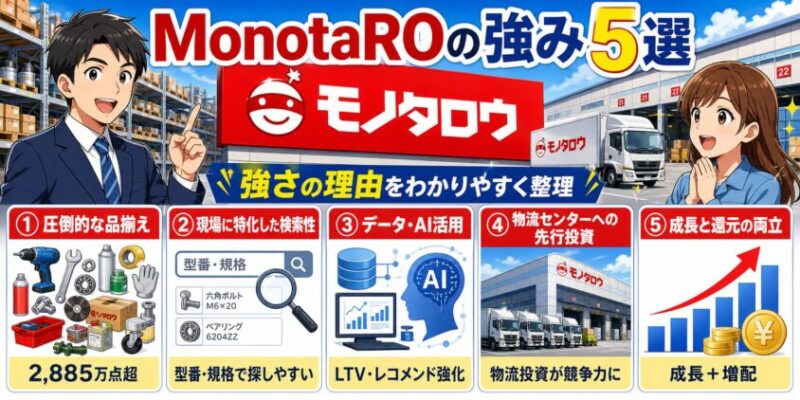 MonotaROの強み5選