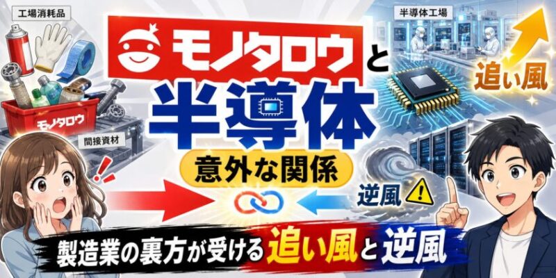 モノタロウと半導体の意外な関係——製造業の裏方が受ける追い風と逆風