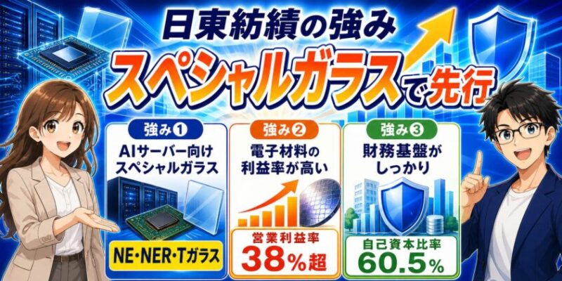 日東紡績の強み