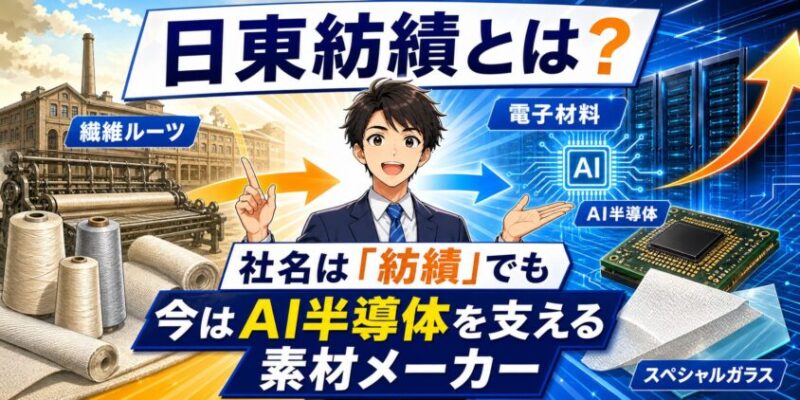 日東紡績とは？──社名は「紡績」でも、今はAI半導体を支える素材メーカー