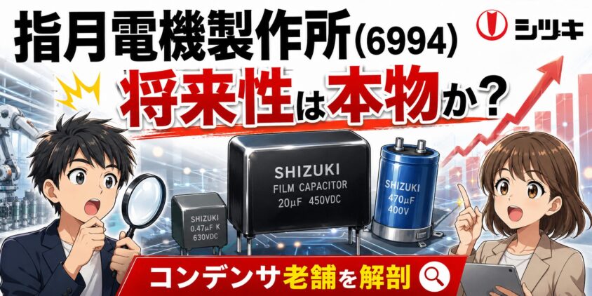 指月電機製作所(6994)の将来性は本物か？コンデンサ老舗を解剖