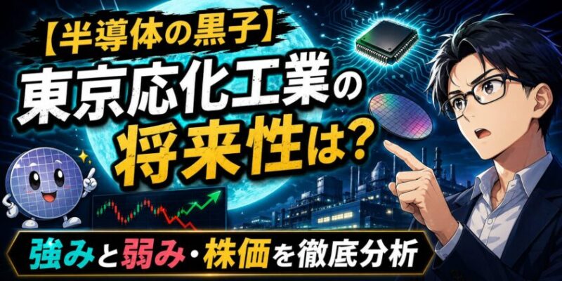 【半導体の黒子】東京応化工業の将来性は？強みと弱み・株価を徹底分析