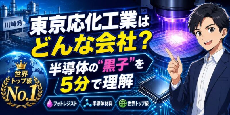 東京応化工業はどんな会社？半導体の&ldquo;黒子&rdquo;を5分で理解する