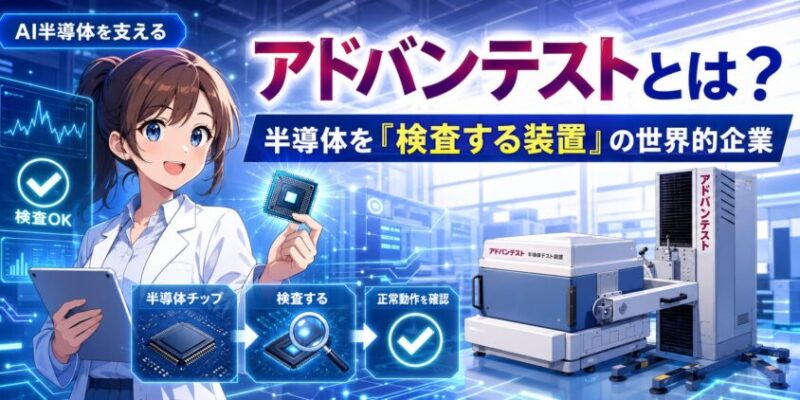 アドバンテストとは？半導体を「検査する装置」の世界的企業