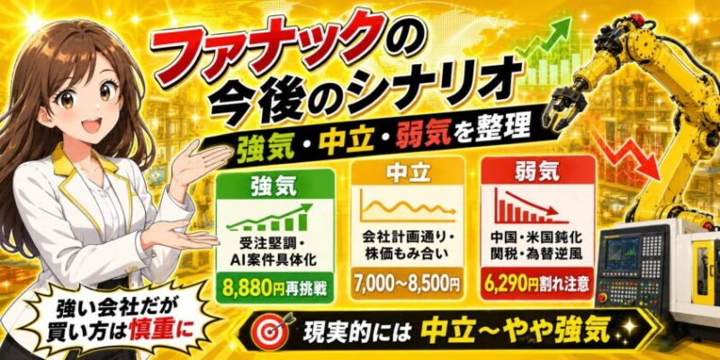 ファナックの今後のシナリオ