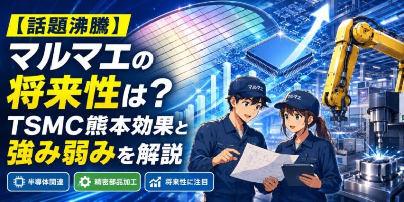 【話題沸騰】マルマエの将来性は？TSMC熊本効果と強み弱みを解説