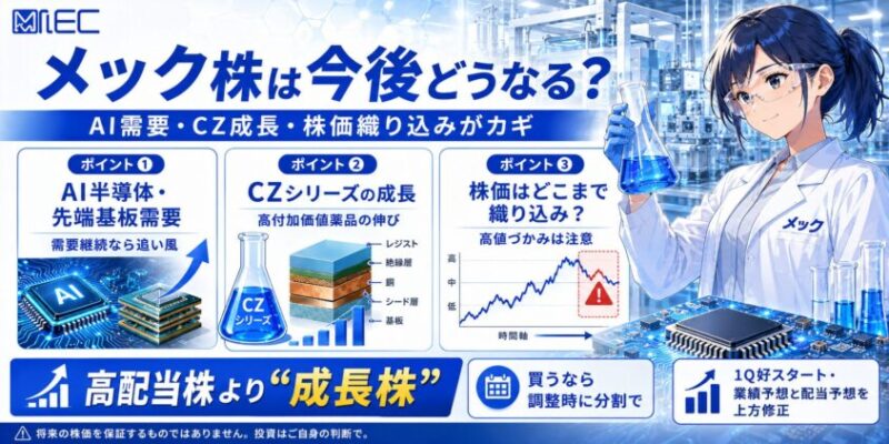 メック株は今後どうなる?
