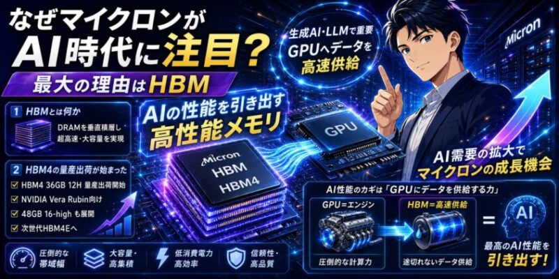 なぜマイクロンがAI時代に注目されているのか