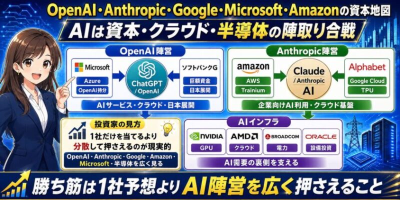 OpenAI・Anthropic・Google・Microsoft・Amazonの資本地図