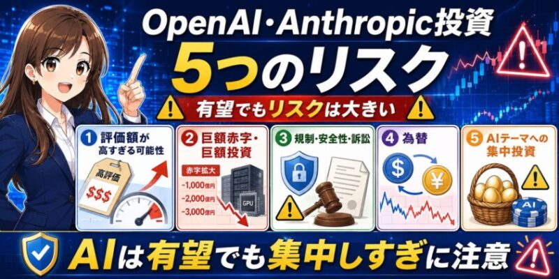 OpenAI・Anthropic投資で知っておくべき5つのリスク