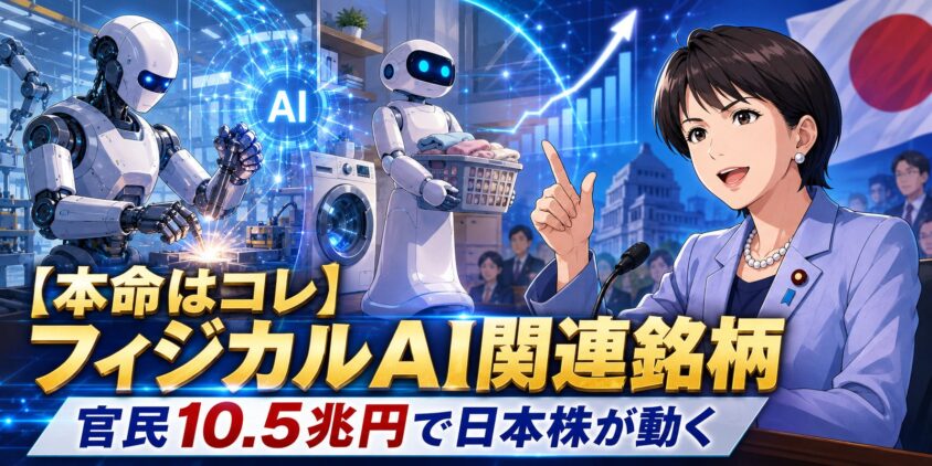 【本命はコレ】フィジカルAI関連銘柄、官民10.5兆円で日本株が動く