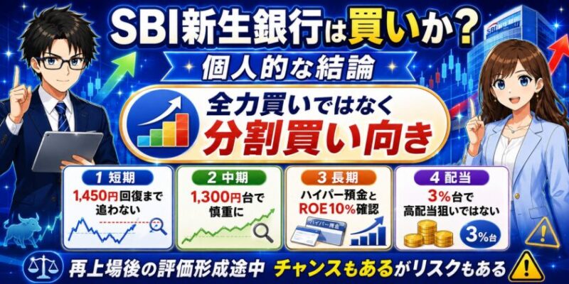 SBI新生銀行は買いか?個人的な結論