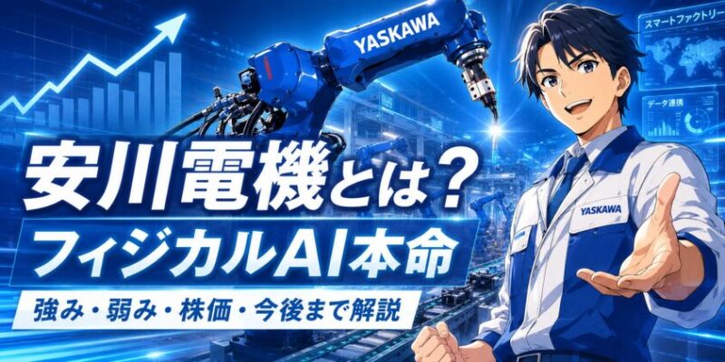 安川電機とは?フィジカルAI本命の強み・弱み・株価・今後まで解説
