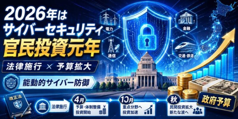 2026年は「サイバーセキュリティ官民投資元年」— 何が起きるのか