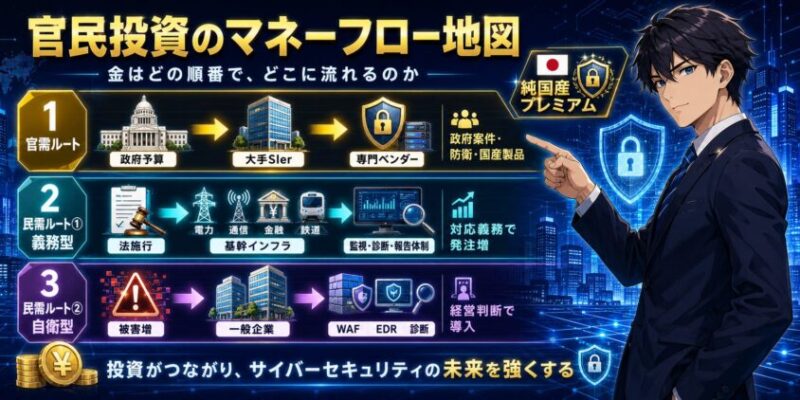 官民投資のマネーフロー地図 — 金はどの順番で、どこに流れるのか