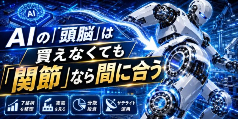 まとめ:AIの「頭脳」は買えなくても、「関節」なら間に合う