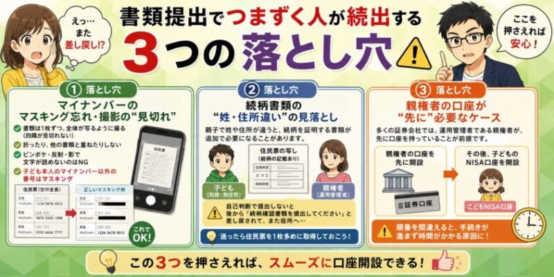 書類提出でつまずく人が続出する"3つの落とし穴"