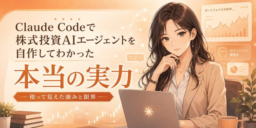 Claude Codeで株式投資AIエージェントを自作してわかった本当の実力