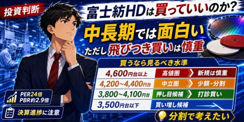 投資判断:富士紡HDは買っていいのか?
