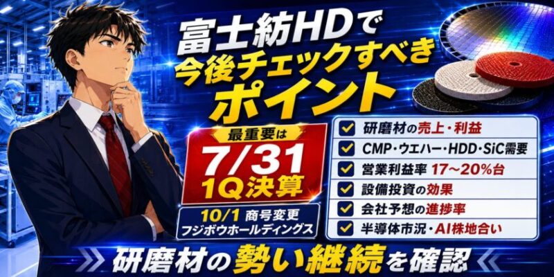 富士紡HDで今後チェックすべきポイント