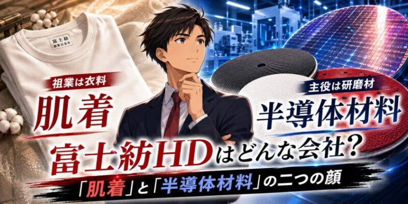 富士紡ホールディングスはどんな会社?「肌着」と「半導体材料」の二つの顔