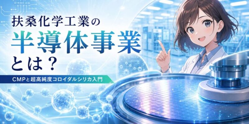 扶桑化学工業の半導体事業とは？CMPと超高純度コロイダルシリカ入門