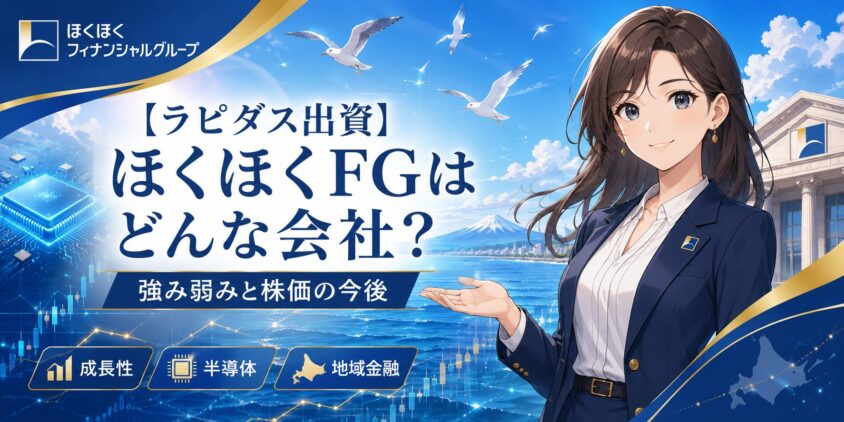 【ラピダス出資】ほくほくFGはどんな会社？強み弱みと株価の今後