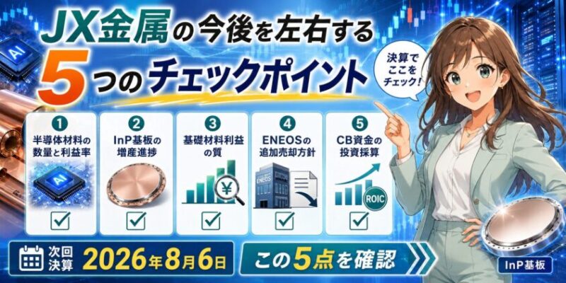 JX金属の今後を左右する5つのチェックポイント