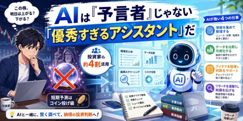 結論：AIは「予言者」じゃない。「優秀すぎるアシスタント」だ