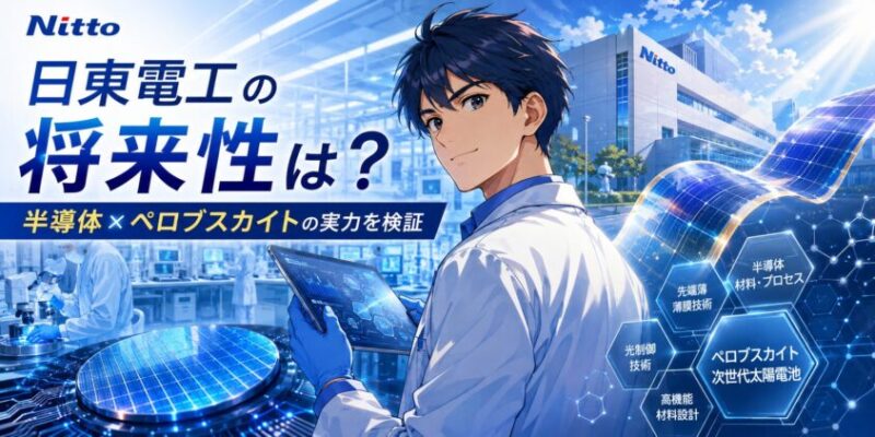 【6988】日東電工の将来性は？半導体×ペロブスカイトの実力を検証