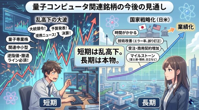 量子コンピュータ関連銘柄の今後の見通し