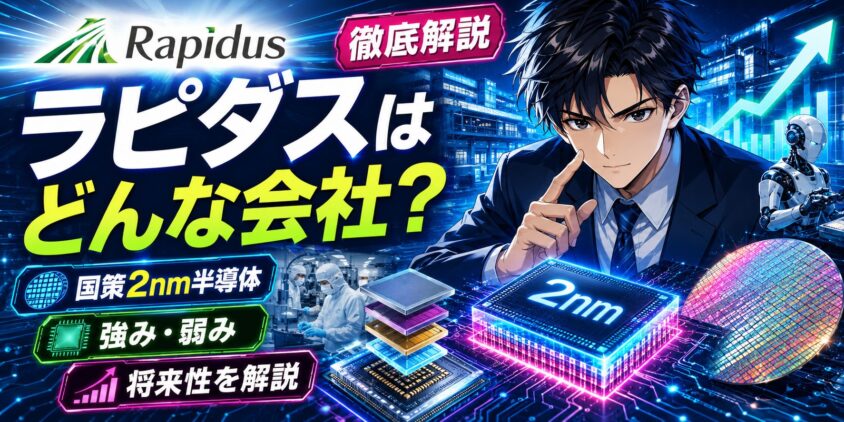 ラピダスはどんな会社？国策2nm半導体の強み・弱み・将来性を解説