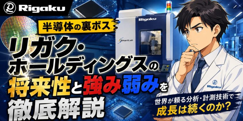 【半導体の裏ボス】リガク・ホールディングスの将来性と強み弱みを徹底解説