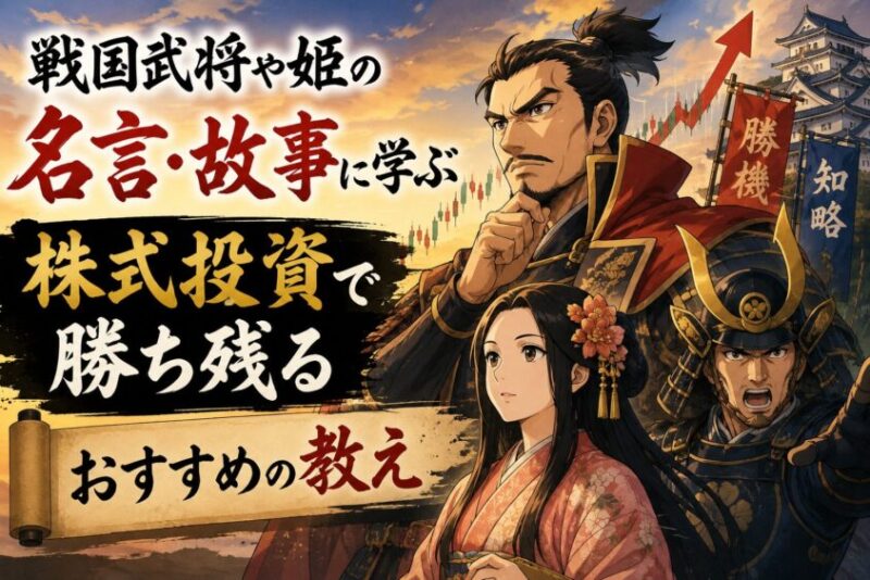 戦国武将や姫の名言・故事に学ぶ、株式投資で勝ち残るおすすめの教え
