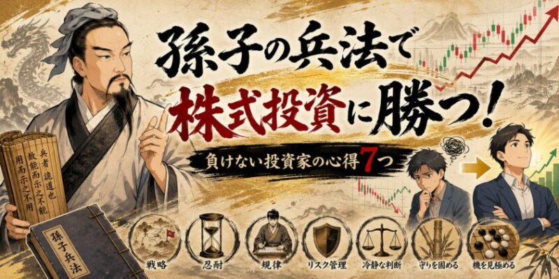 【厳選】孫子の兵法の格言で株式投資に勝つ！負けない投資家の心得7つ
