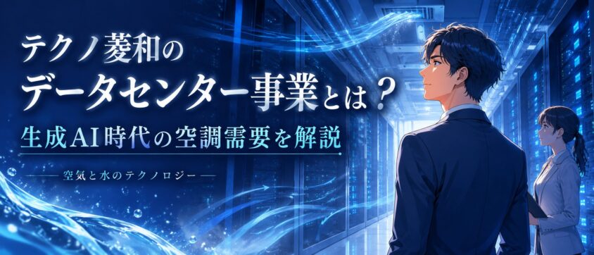 テクノ菱和のデータセンター事業とは?生成AI時代の空調需要を解説