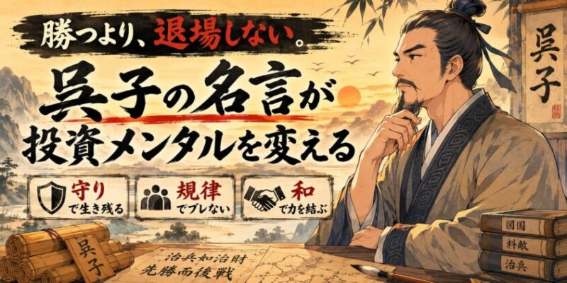 結論:呉子の名言は「勝ち方」じゃなく「負けない生き方」を教えてくれる