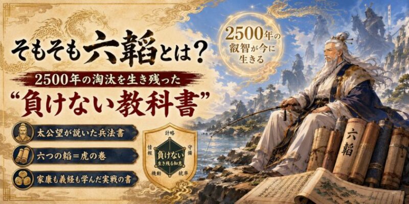 そもそも「六韜（りくとう）」とは？──2500年の淘汰を生き残った"負けない教科書"