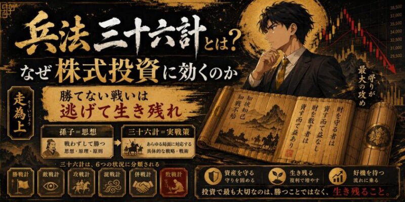そもそも「兵法三十六計」とは？なぜ株式投資にこれほど効くのか